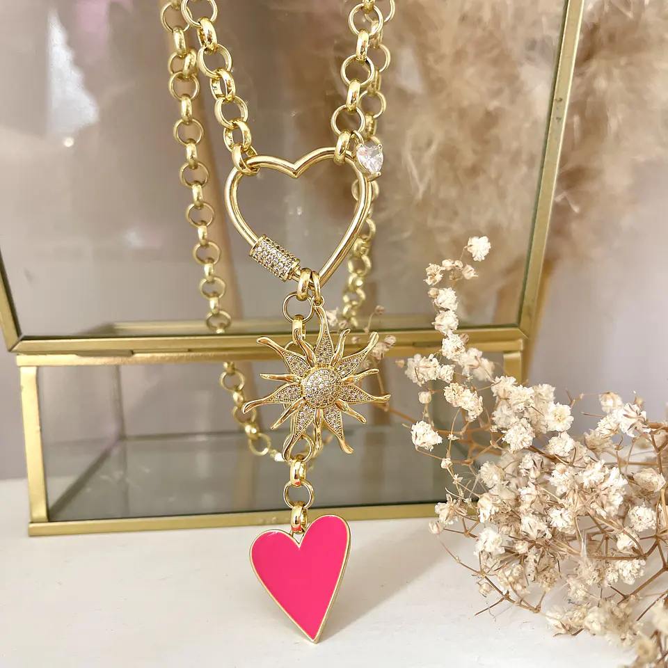 Collar Summer Sunset Gold  💞☀️ 9