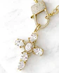 Collar XL Maxi Cruz Cristales  Broche Candado Luxury Gold - Miniatura 2