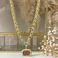Collar Cuarzo de Fuego Gold - Miniatura 4