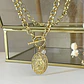Collar Medalla Virgen de los Rayos Circones Gold  - Miniatura 4