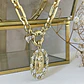 Collar Medalla Virgen Guadalupe Circones Gold  - Miniatura 1