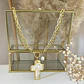Collar Maxi Cruz Nácar Eslabones Tiffany Gold - Miniatura 2
