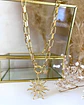 Collar Sol Circones Punto de luz Gold - Miniatura 5