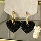 Aros Corazones Circones Black - Miniatura 4