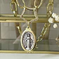 Collar Medalla Virgen de los Rayos Estrella circones gold - Miniatura 5