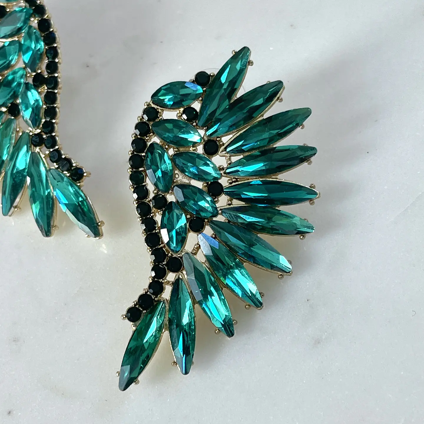 Aros Maxi Alas Cristal Green 4