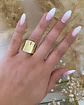 Maxi Anillo Liso Macizo gold - Miniatura 3