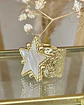 Anillo Estrella Nácar Martillado Gold - Miniatura 4