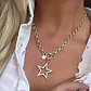 Collar Maxi Estrella Circones Silueta Gold - Miniatura 6