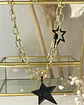 Collar Maxi Estrella Black Circones con conector estrella negra Gold - Miniatura 8