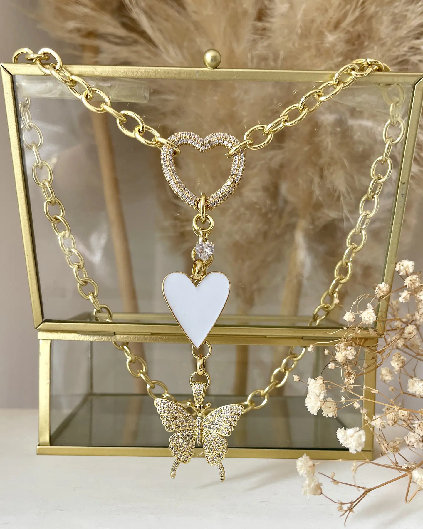 Collar White Dream Multidije Gold 2