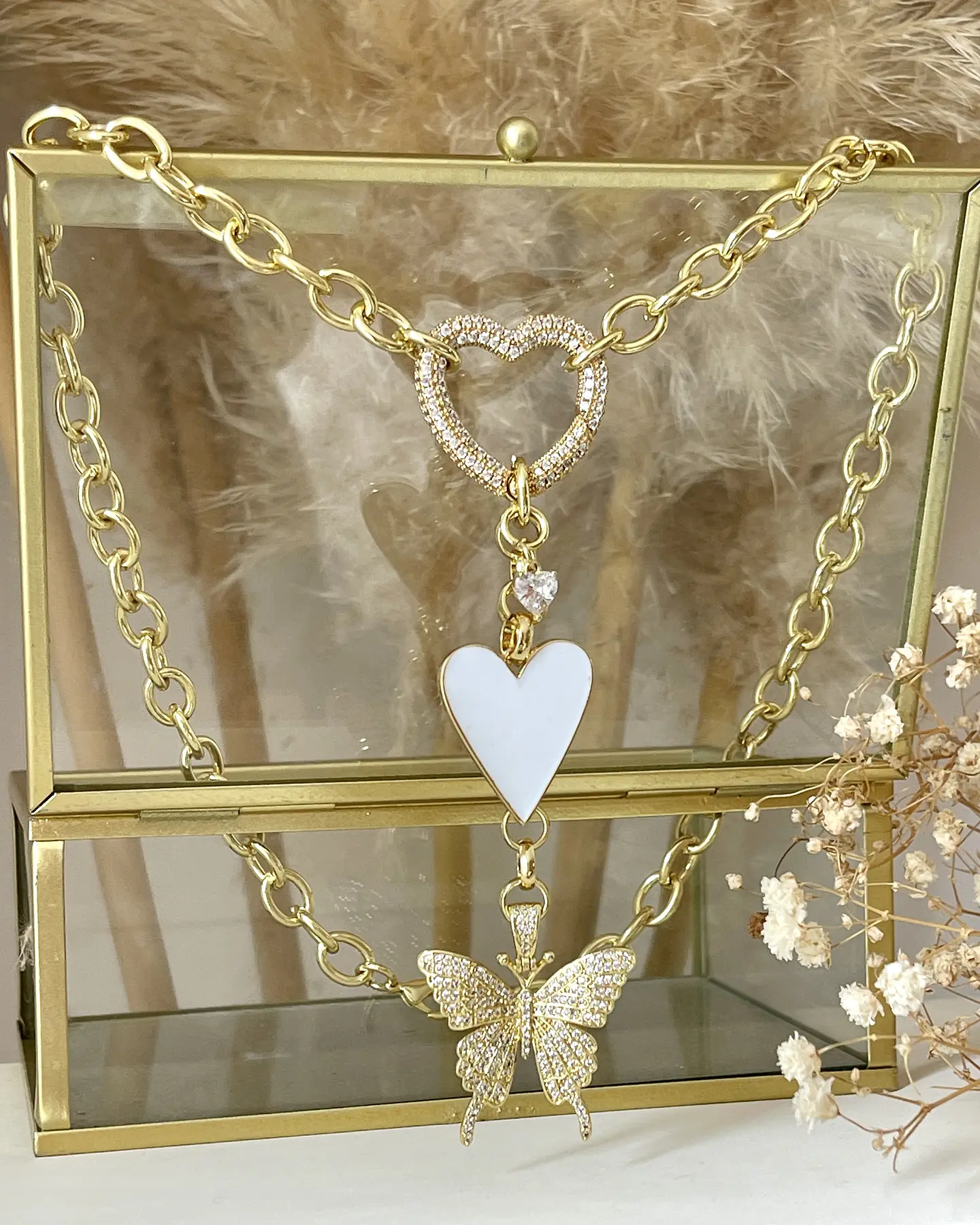 Collar White Dream Multidije Gold 4