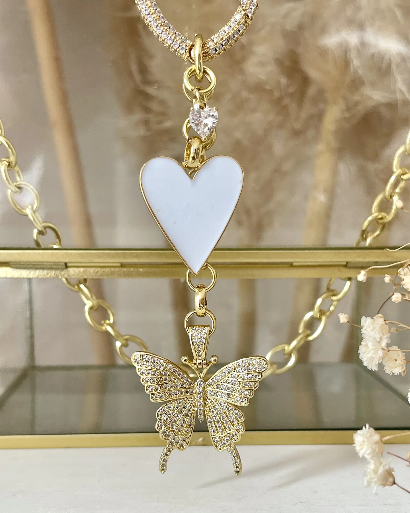 Collar White Dream Multidije Gold 6