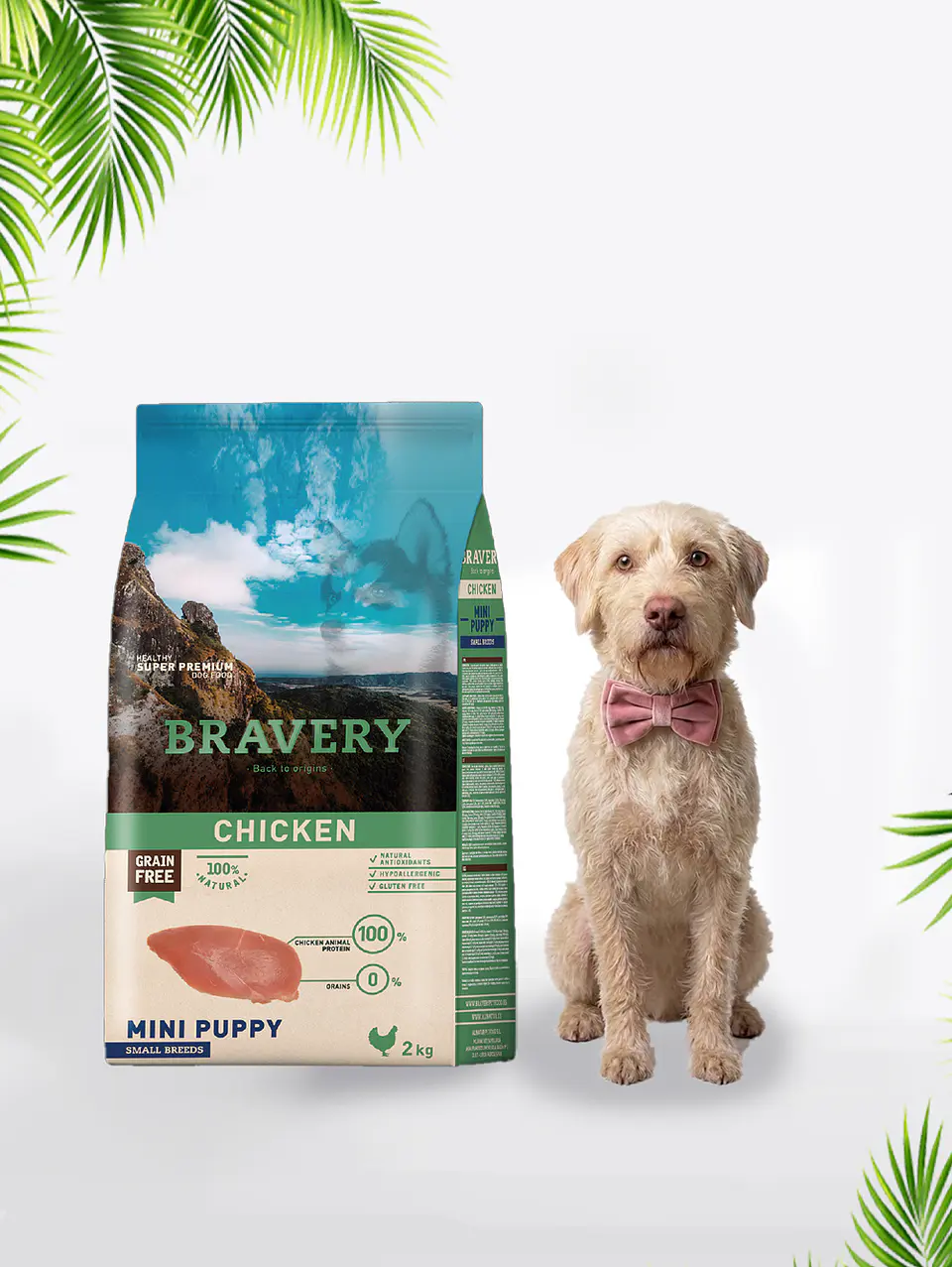 Bravery Chicken Mini Puppy 2kg 1
