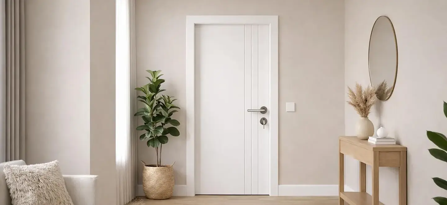 Porta WPC riscas 2100x810x45mm Magnética 1