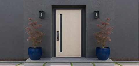 Porta blindada para Apartamento Smart Lock