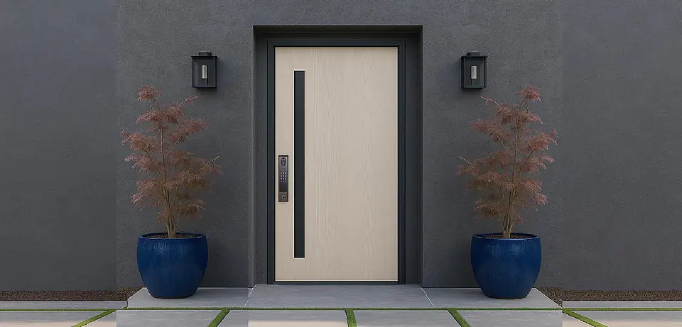 Porta blindada para Apartamento Smart Lock 1