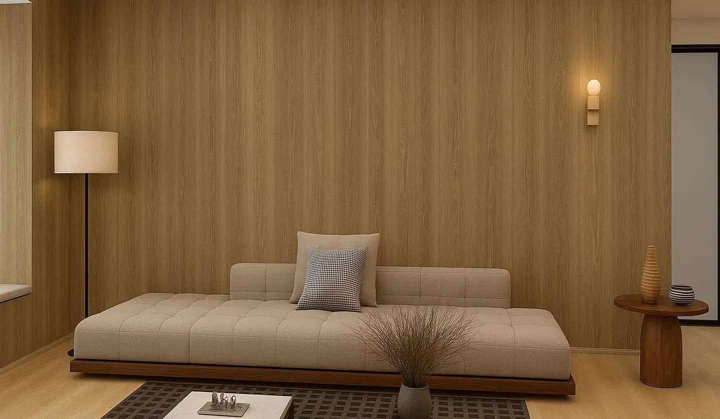 SPC WALL Panel 2800x900x5mm Washed Oak 1