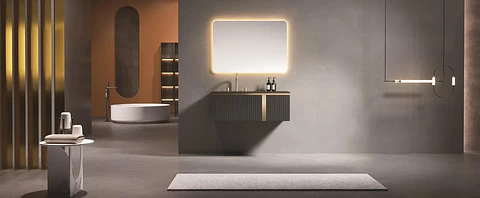 Conj. WC móvel Midnight Gold