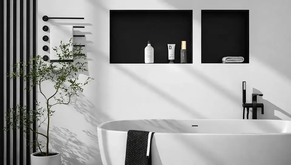 Nicho de Parede Matte Black Frameless 1