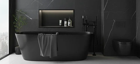 Nicho de Parede Matte Black LED