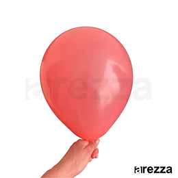 Globo Rojo Pastel 10"