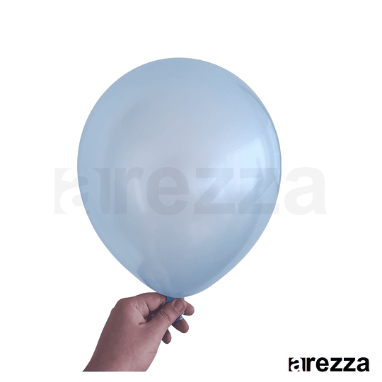 Globo Azul Metalizado 12