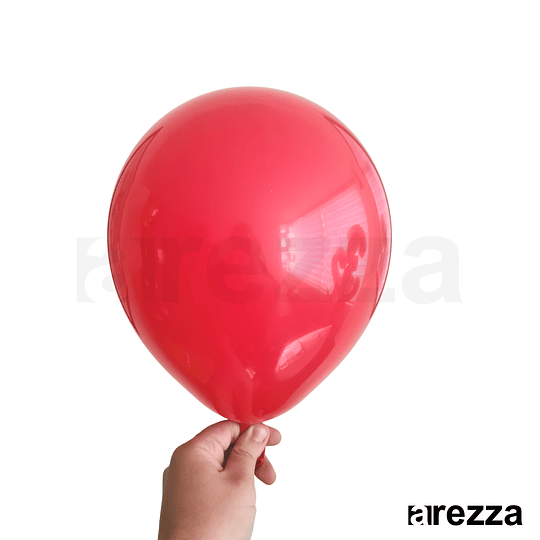 Globo Rojo Liso 10