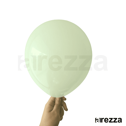 Globo Verde Menta Pastel 10