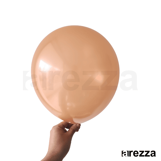 Globo Naranja Metalizado 12