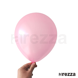 Globo Rosa Metalizados 10"