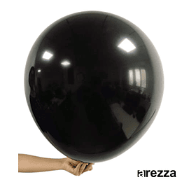 Globo Negro Liso 36"