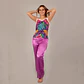 Pijama Satin Floral - Miniatura 2