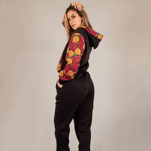 Conjunto de Pants Floral Mexicano