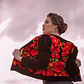 Chaqueta bordada sobre terciopelo. Forrado. Bordado Multicolor - Miniatura 2