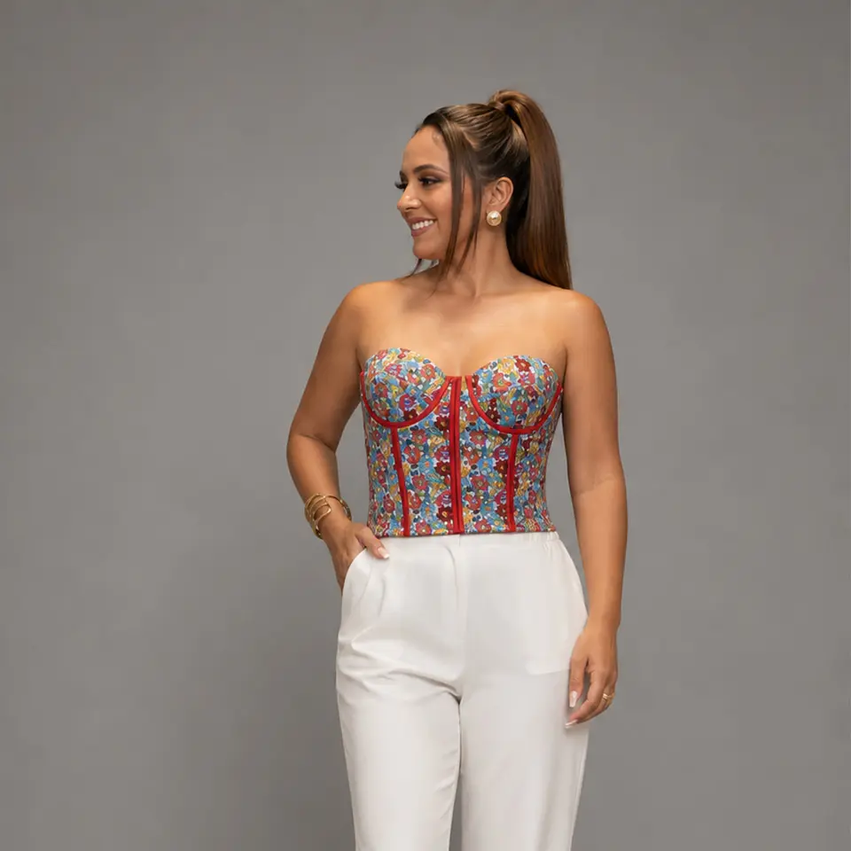 Bustier estampado  1