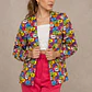 Chaqueta estampada manga larga - Miniatura 1