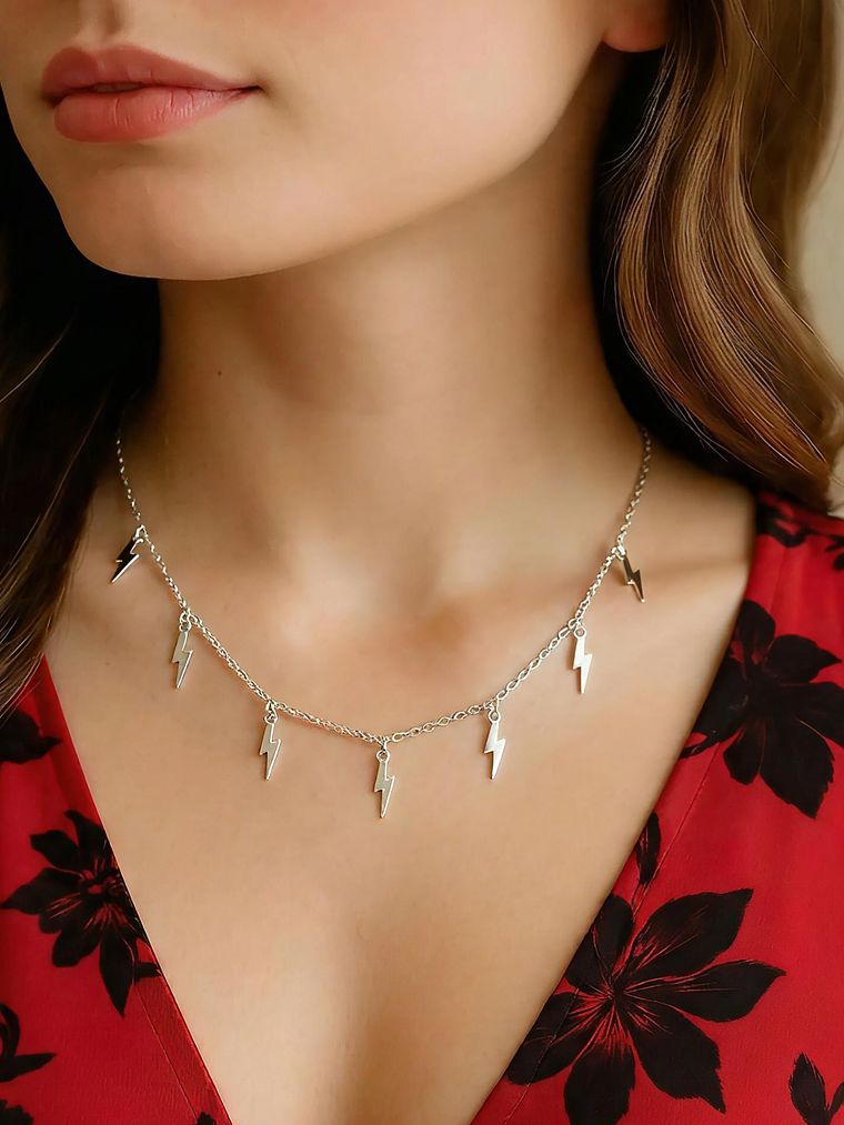 Collar Rayos Minidijes Plata 925 1