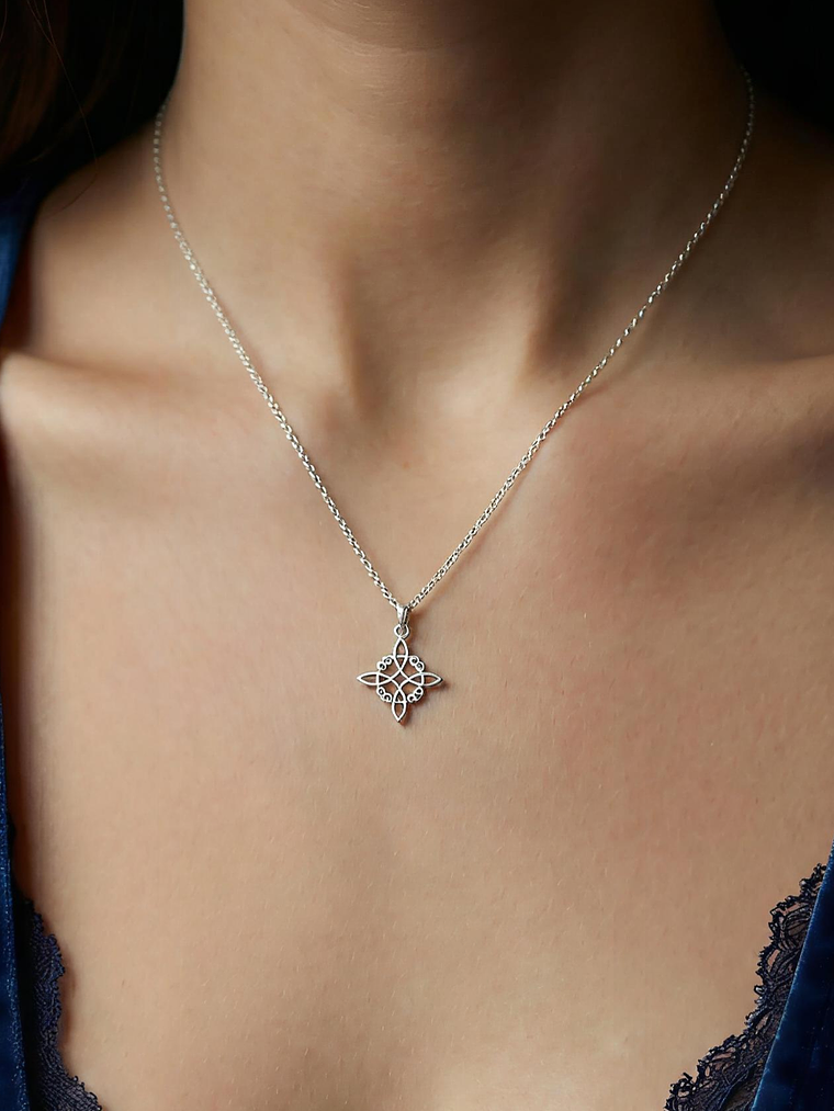 Colgante Nudo Celta Plata 925 2