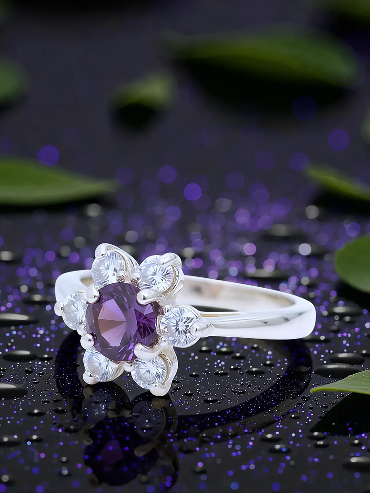 Anillo Flor Eterna Plata 925 3