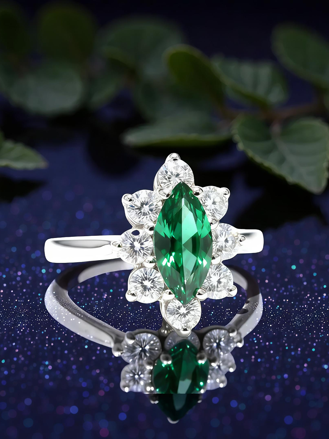 Anillo de Plata Lady Clásico Marquise Plata 925 1