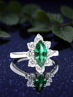 Anillo de Plata Lady Clásico Marquise Plata 925