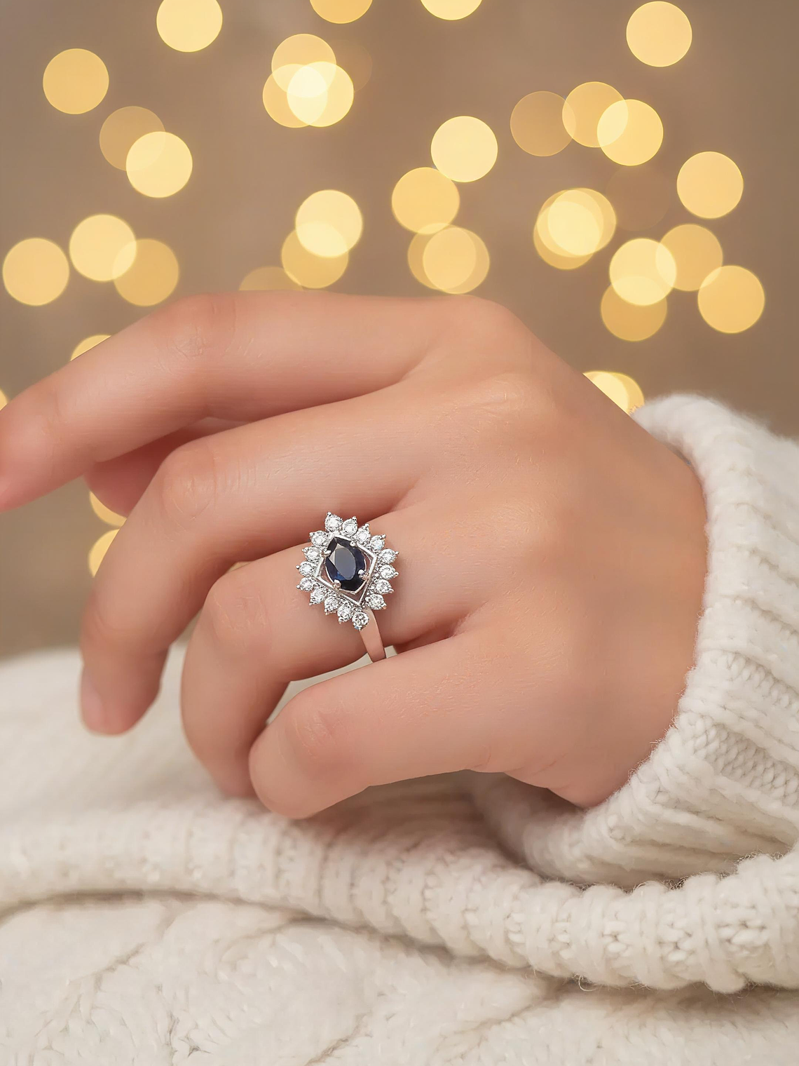 Anillo Noche Estrellada Plata 925 2