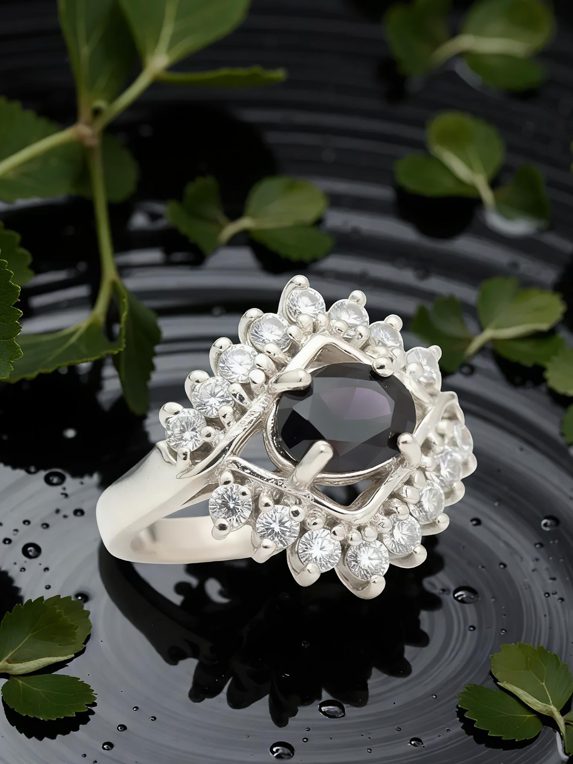 Anillo Noche Estrellada Plata 925 1