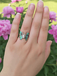 Anillo Mariposa Abulón Plata 925 - Miniatura 2