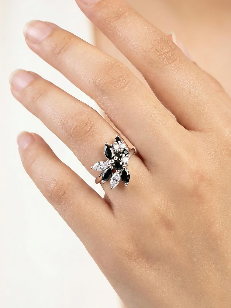 Anillo B&W - Plata 925 2