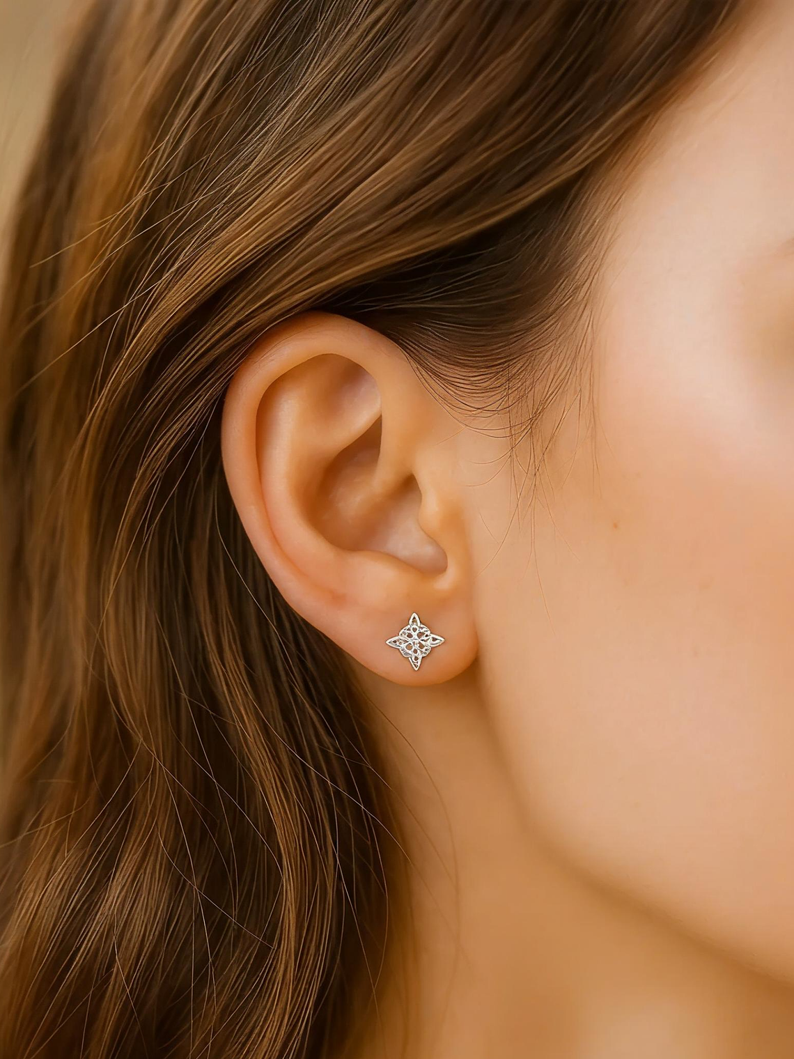 Aros de Plata 925 Nudo Celta 2