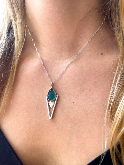 Bauh Necklace Drop (stone of your choice)