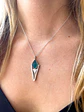 Bauh Necklace Drop (stone of your choice) - thumbnail 2