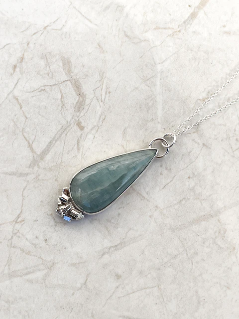 Safdie XL Aquamarine Necklace 3